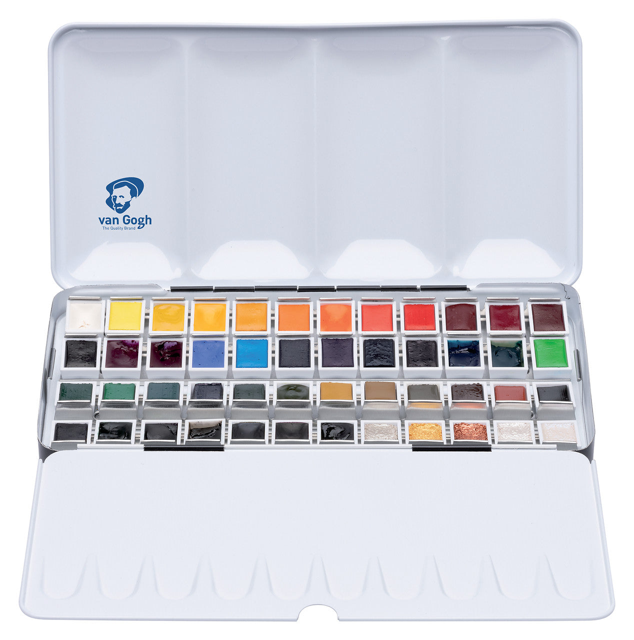 VAN GOGH Aquarell Metall Box mit 48 halben Näpfen
