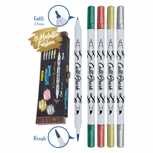 ONLINE Calli Brush 5er Set - Metallic 2,5mm