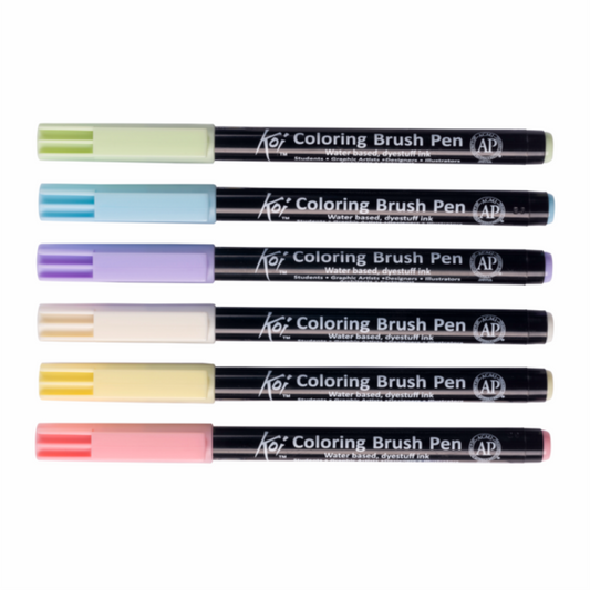Sakura Koi Brushpens 6er Set Pastel