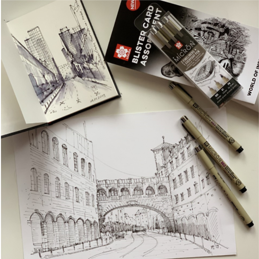 Fineliner PIGMA MICRON, 3er Architektur Set