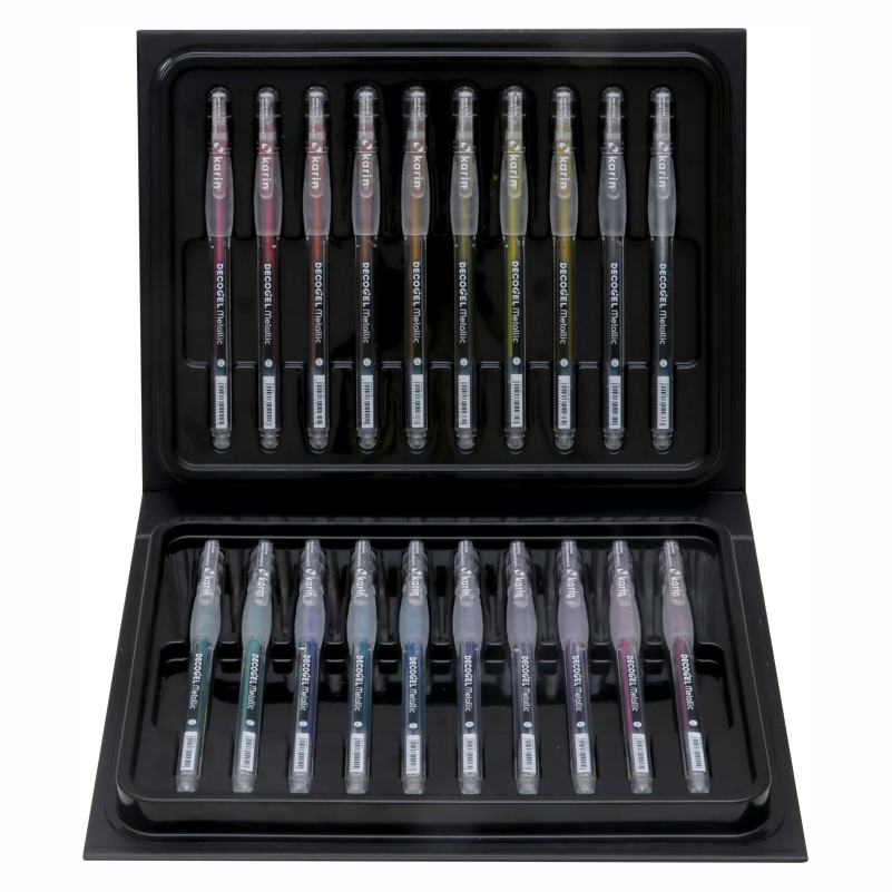 KARIN DECOGEL Gelpen 1.0 METALLIC 20 Farben