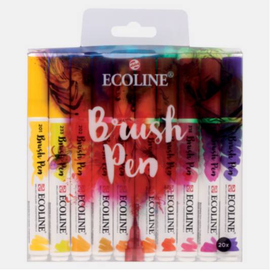 Ecoline Set mit 20 Brush Pens