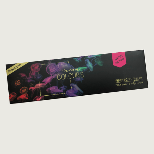 FINETEC PREMIUM 6 NEON Aquarellfarben - FN9000