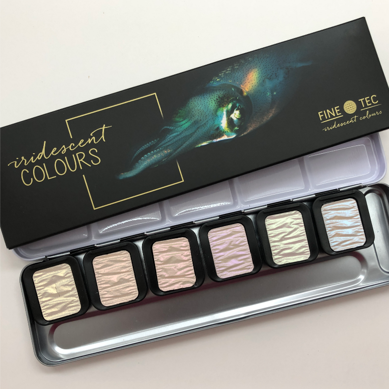 FINETEC PREMIUM 6 wasserlösliche irisierende Farben - F5600 - Pixie Dust