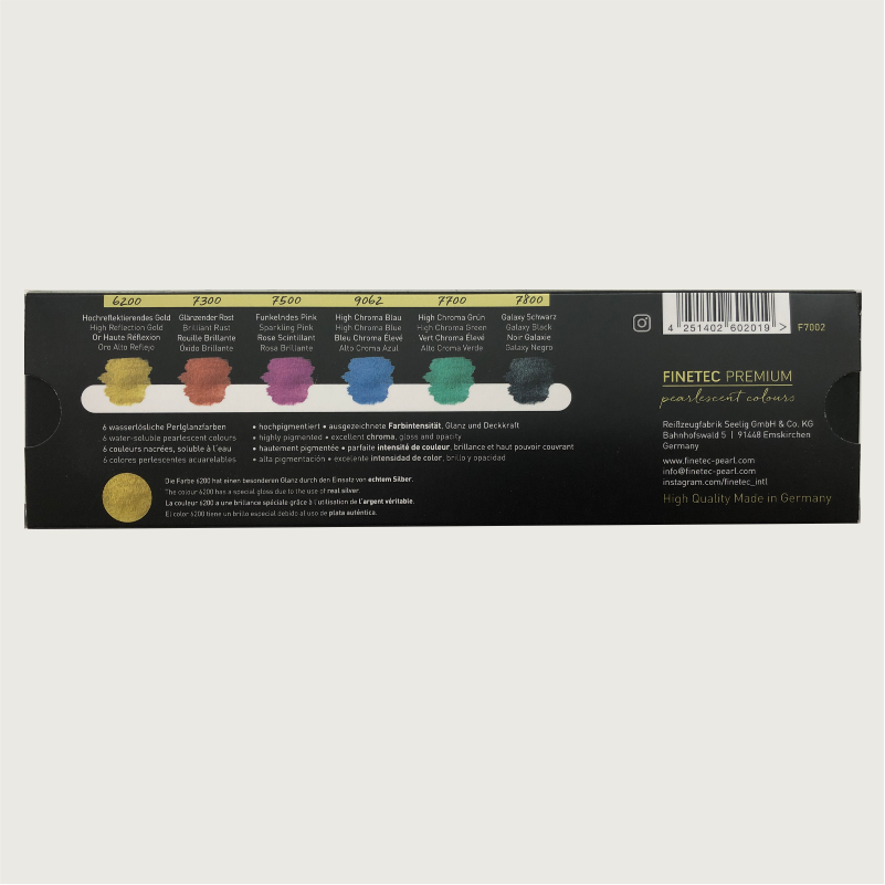 FINETEC PREMIUM 6 Perlglanzfarben - F7002 - High Chroma