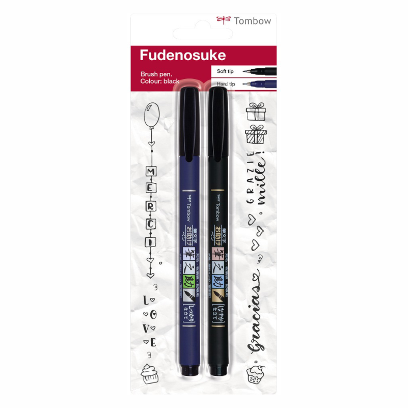 TOMBOW Kalligraphie-Set schwarz 2 Stück