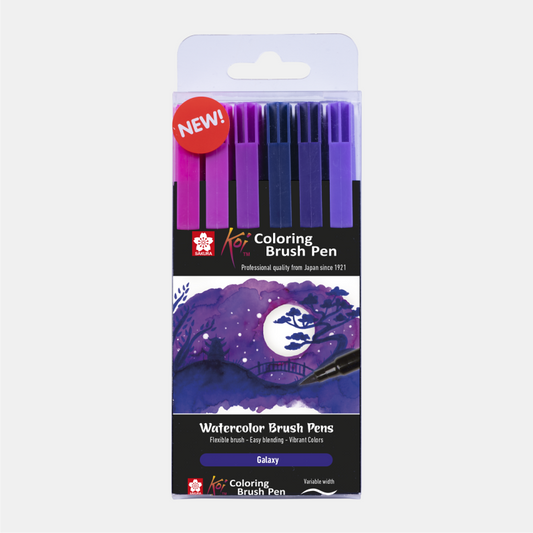 Sakura Koi Brushpens 6er Set Galaxy