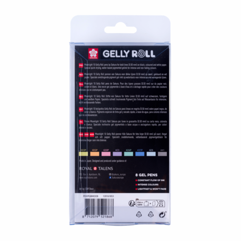 Gelly Roll Moonlight 10 Set Pastel | 8 Farben
