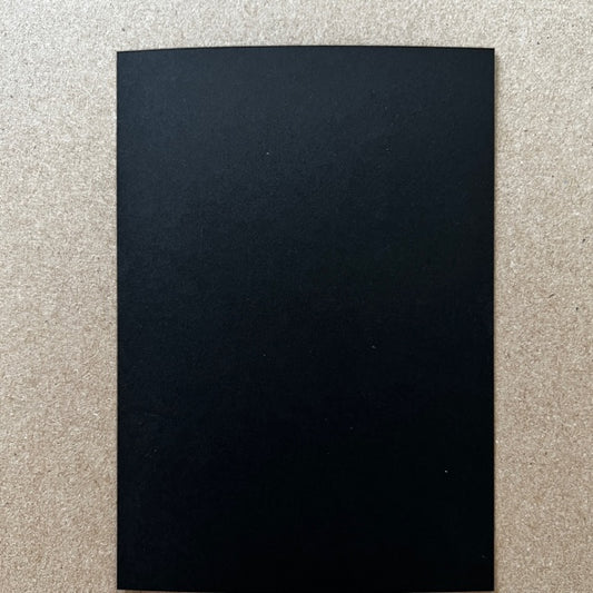 Designpapier schwarz 300gr., Format A4 oder A6