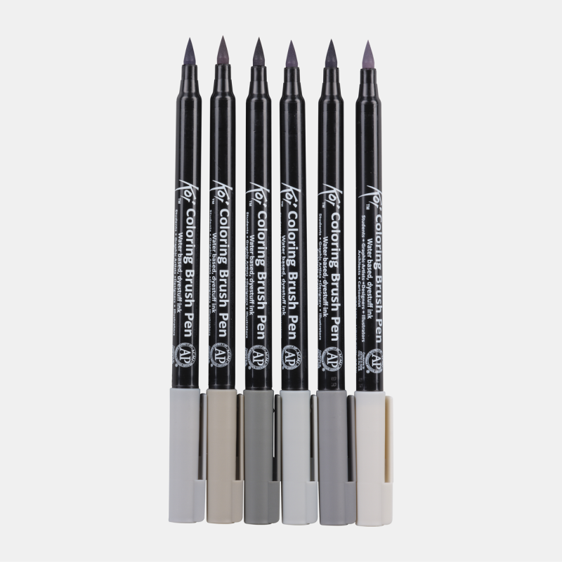 Sakura Koi 6er Gray Set