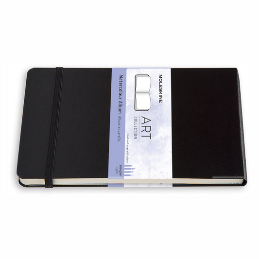 MOLESKINE Aquarell-Skizzenbuch A5 blanko schwarz