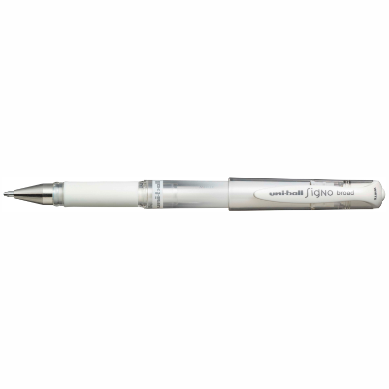 UNI-BALL Gel-Tintenroller Signo broad WEISS