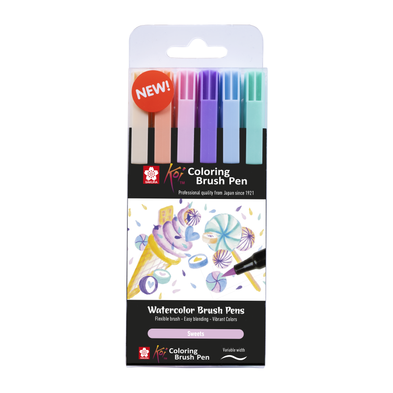 Sakura Koi Brushpens 6er Set Sweets