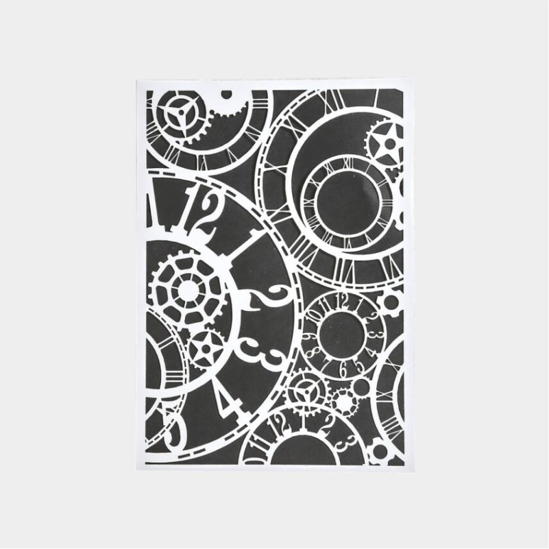 Schablone Uhrwerk, A5